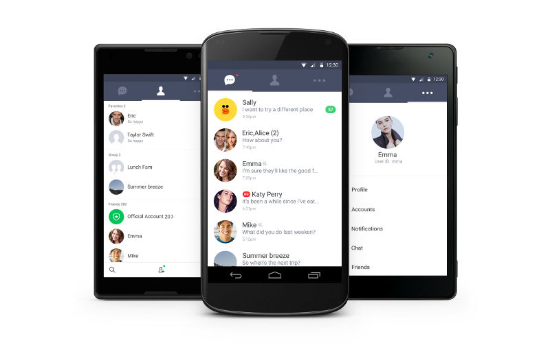 LINE Lite, LINE messaging app, LINE usernames