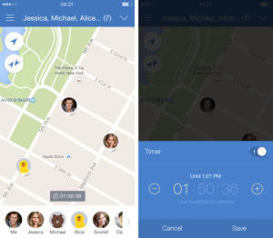 Location sharing, Location alerts, track my child