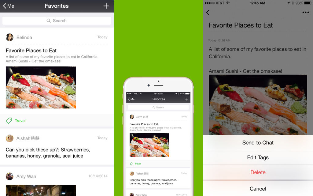WeChat, WeChat for iPhone, iPad messaging apps