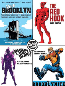 LINE Webtoon New Brooklyn, LINE messaging, social comic books