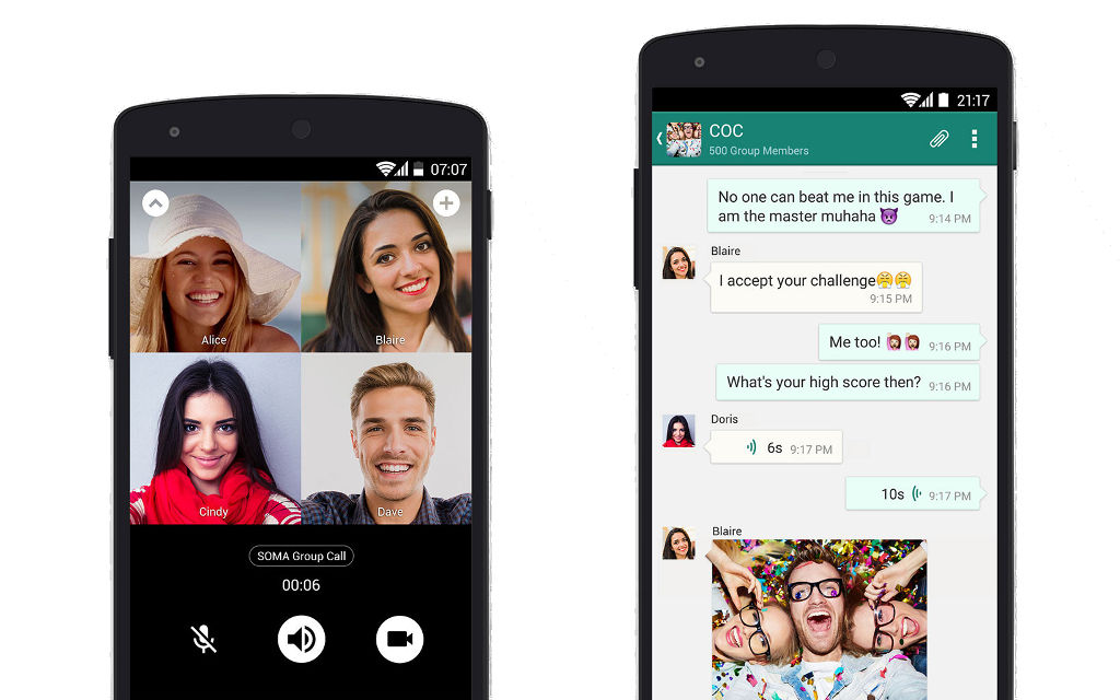 SOMA, Video chat apps, social media news