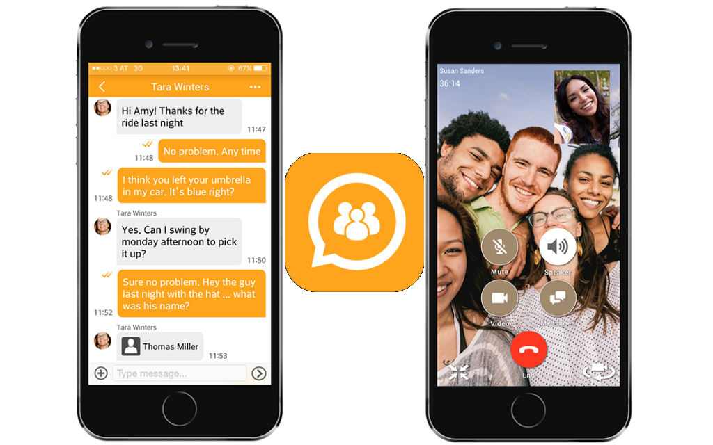 Onetime, Messaging apps, communication mobile