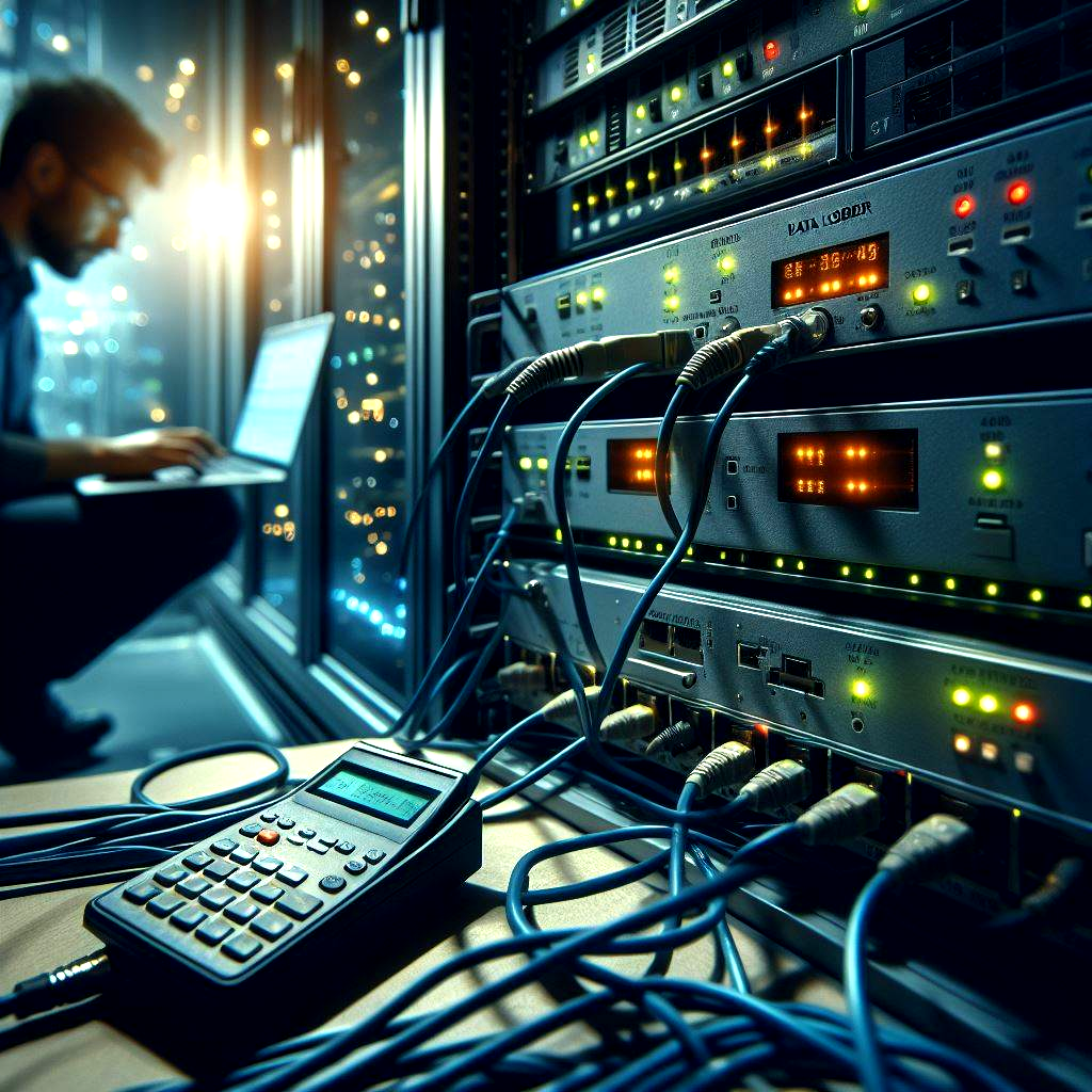 Data Logger in a server room